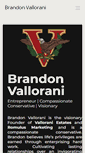 Mobile Screenshot of brandonvallorani.com